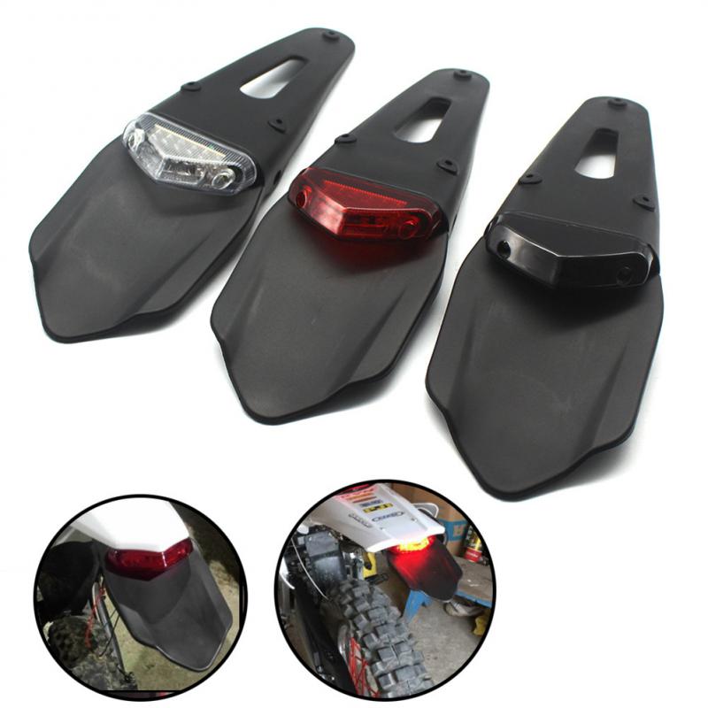 

Универсальный светодиодный задний фонарь для мотоцикла, 12 В, с задним крылом, держатель номерного знака для эндуро, внедорожного велосипеда CRF