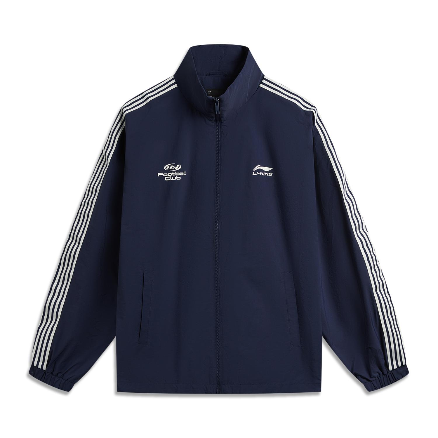 Li Ning Sports Life Collection Trench Coat Unisex Dark Navy Blue AFDWJ23-3 XXL