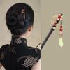 Tassel Wooden Hairpin: Chinese Style Ethnic Hanfu and Qipao Accessory