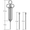 Meat Injector Syringe, Stainless Steel Marinade Flavor Injector Kit P20250110610