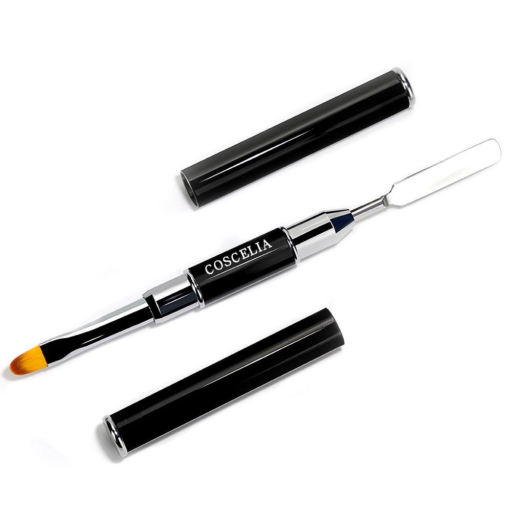 

Dual End Nail Brush for Poly Nail Extension Gel Nail Art Pen for Nail Design Tools Acrylic Nails Tool Kit