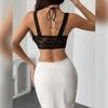 Fashion Style Bandeau Tube Top Camisole Women's Spring Fishbone Mesh Lace Design Pure Desire Sexy Bottoming Shirt Tops Tide
