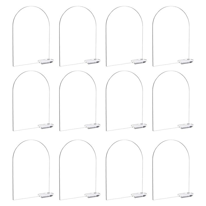 

10/20 шт. прозрачная акриловая вывеска-арка с подставкой пустые бирки для имен гостей держатель для свадебного стола украшения принадлежности для карточек с именами гостей своими руками 10pcs прозрачный