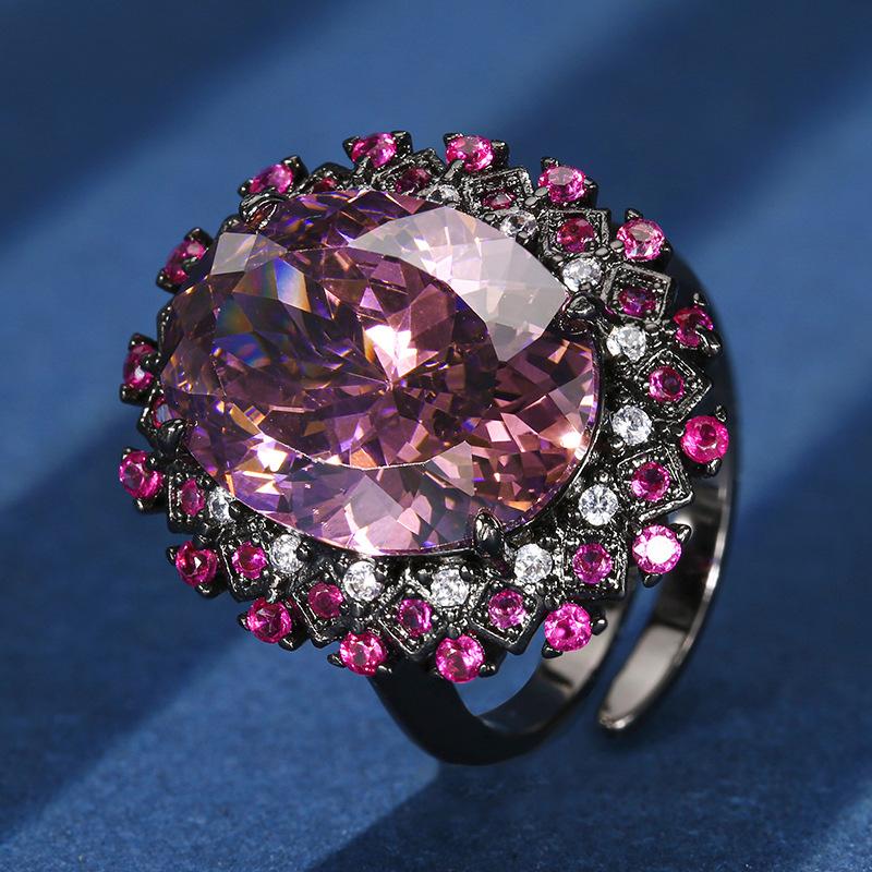 

Является ли ювелирная имитация сухой Розовый Темпераментный Ретро Набор в Форме Яйца Главный Камень 13 * 18