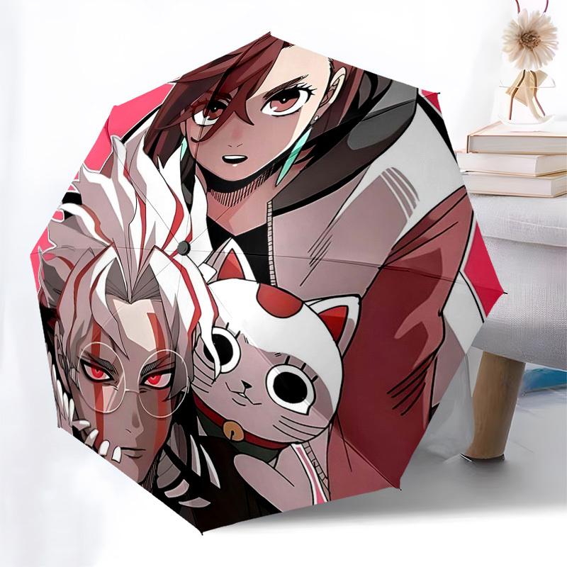 1pc Anime Character Umbrella, Automatic Opening Folding Design, Outdoor for Fans, Travelers & Daily Use, Perfect Gift for Anime Lovers.L103