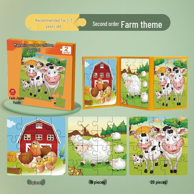 Children s Educational Magnetic Puzzle Toy for Ages 3-6