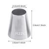 1/3pcs Round Reusable Icing Piping Nozzles Pastry Bag Scraper Flower Cream Tips Converter Baking Cup Diy Cake Decorating Tools