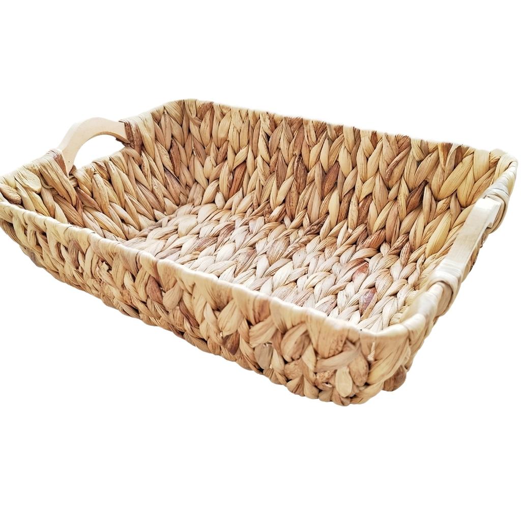 Toilet Tank Storage Basket, Suitable For Bathroom Use, Water Hyacinth Design, Top Storage Basket For Toilet Tanks.