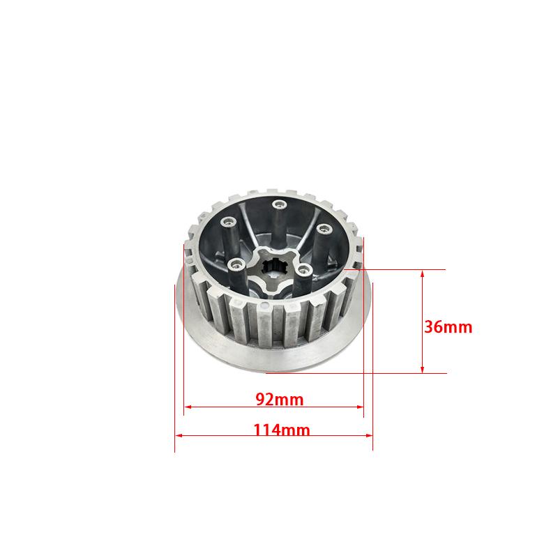 Motorcycle Clutch Assembly Engine Stator Cover For Yamaha DT230 MT250 Transmission Disc Dirt Bike Parts DT250cc HJ250H