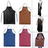 PU Leather Waterproof Apron Oil Resistant Wear Resistant Industrial Apron for