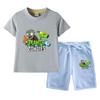 Plants vs. Zombies Kids' Summer Set: Boys' & Girls' T-Shirt and Shorts - Versatile Two-Piece