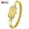 Fashion Luxury Square Dial Women Quartz Watch Elegant Alloy Strap Waterproof Wristwatch Reloj Mujer Girls Clock Gift