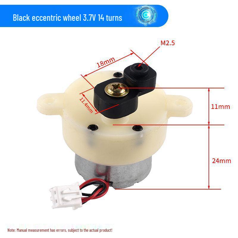 300 Gear Motor 3V-6V for Robot, Rotating Crafts, Electric Light Box - Low Speed