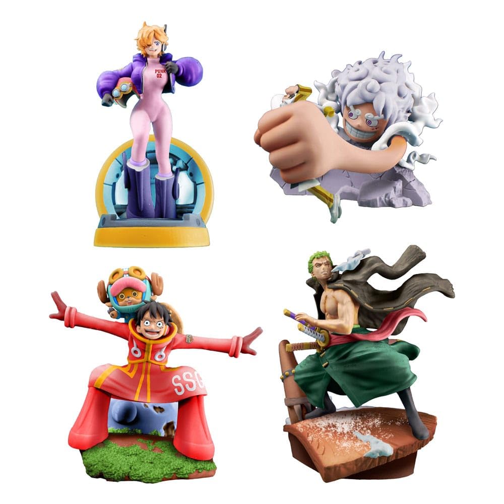

Petit Rama One Piece LOGBOX RE BIRTH Egghead Edition [Complete Set of 4] MegaHouse
