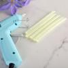 100Piece Multicolor Miniature Hot Melt Adhesive Sticks, 7mm by 100mm, Suitable for Artistic Creations Repair Quick Fixes
