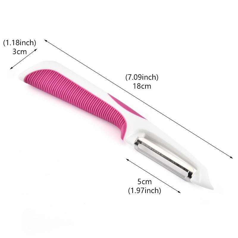 Upgrade Your Kitchen with This Multifunctional Stainless Steel Vegetable & Fruit Peeler!