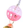 Bird Parrot Toy Colorful Swing Ball Toys with Bell Hanging Toy Cage Decorative Accessories for Small Medium Birds