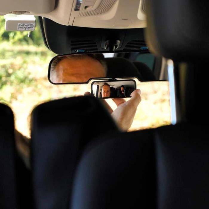 SHOP-STORY - DOUBLE MIRROR : Double Wide-Angle Panoramic Rearview Mirror with Adjustable Attachment Straps Anti Blind Spots Driving