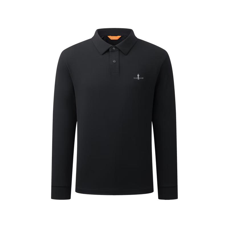 Biyinlefen Men's Lightweight Soft Stretch Long Sleeve Polo Shirt
