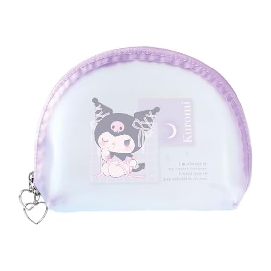 T's Factory Sanrio Clear Matte Pouch Balletcore/Kuromi