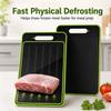 Meltset M 4 In 1 Multifunctional Cutting Board Knife Sharpener Garlic Grinder Aluminum Defrost Board PP+TPR Non-Slip 36.5x25cm