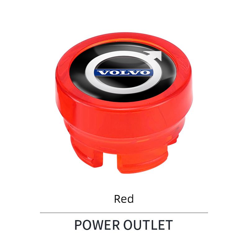 Car Cigarette Lighter Protective Cover Dust Plug Decoration For Volvo XC60 S60 V40 V50 V60 S80 S40 C30 AWD C70 S40 S60 S80 S90 T