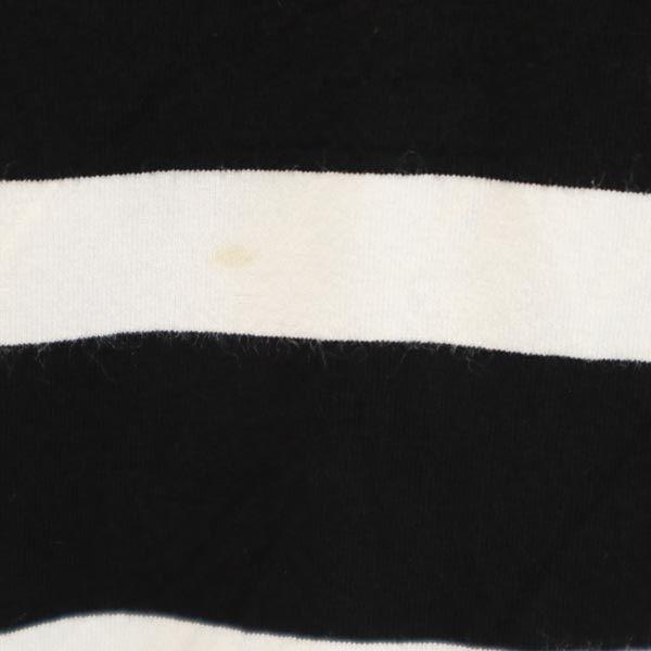 Marimekko Cardigan manches longues bordure Mélange Rayonne XS Blanc x noir Femme Occasion