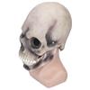 Halloween Scary Skull Mask Adult Full Head Latex Skull Helmet Glowing Eyes with Moving Chin
