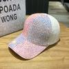 Handmade Diamond Studded Duckbill Cap Korean Style Trendy High-Quality Children'S Fashionable Face Enhancing Small Baseball Cap