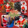 8FT Tall Christmas Inflatables Santa Claus Waterproof 9 LED Light Up Giant Inflatable Santa with