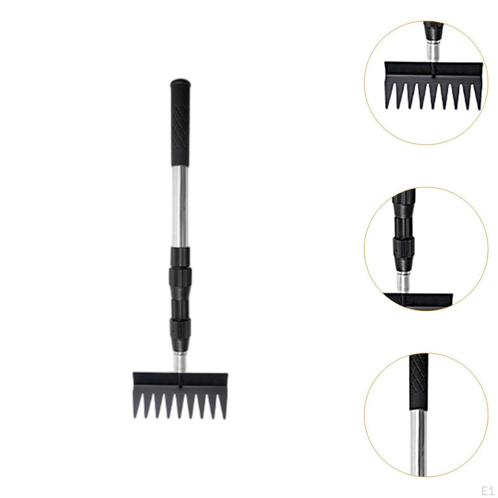 Adjustable Long Handle Metal Chicken Waste Scoop for Farm Cleaning