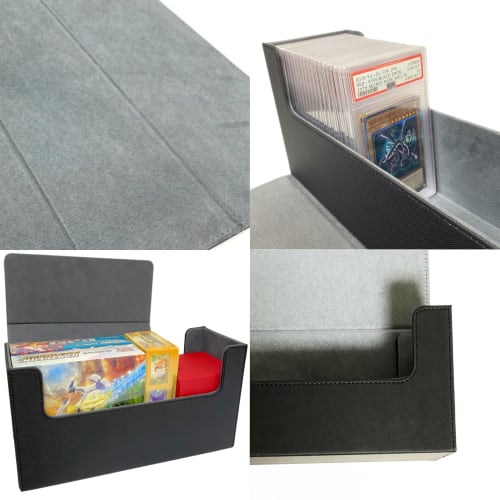 SPICA PSA BGS Storage Box, Deck Case, Authentication, Trading Card Storage, Preservation (Black)