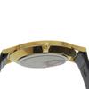 Movado Museum Watches 87.45.882 blackDial Plated Gold/Embossed Leather Quartz Analog display mens Used