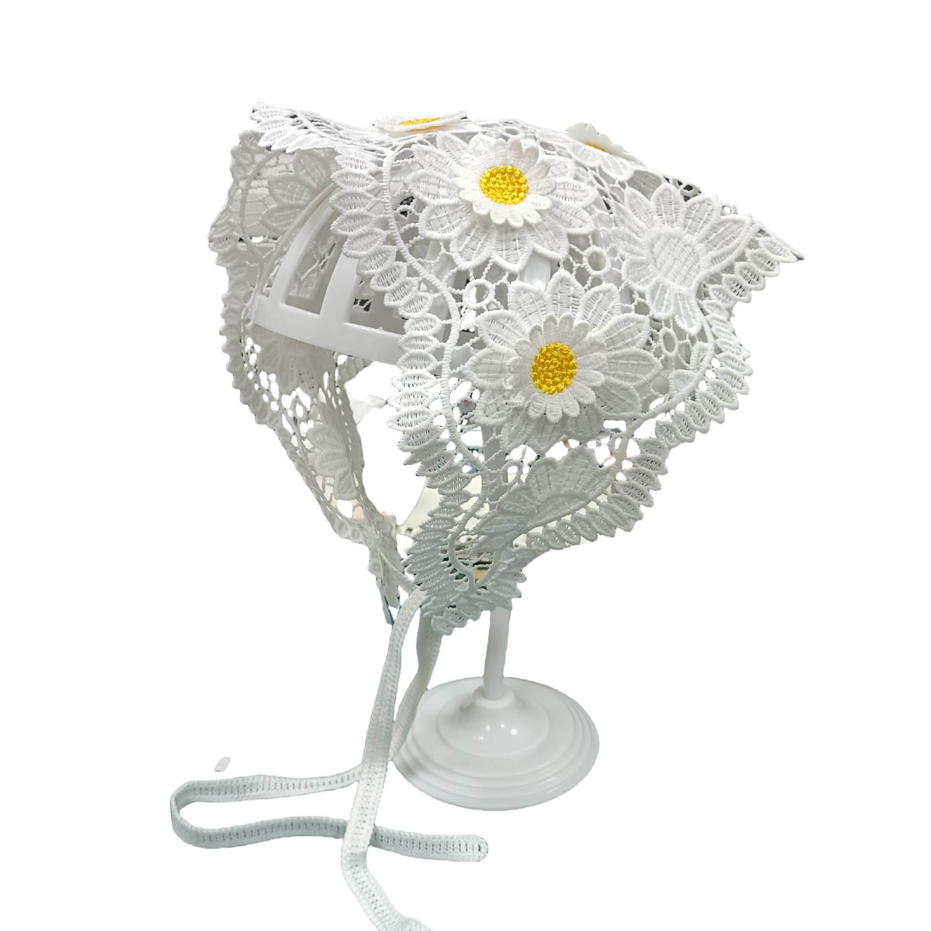 

Летний цветочный кружевной платок-бандана треугольной формы с вырезами One Size