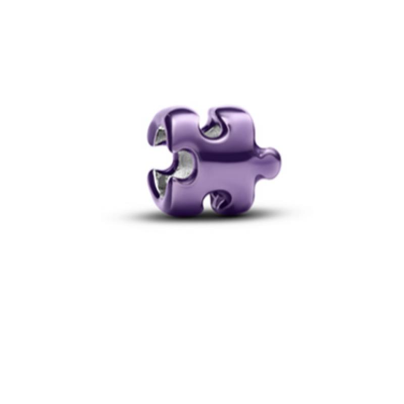 Pandora Purple Puzzle Piece Mini Charm 794816c02