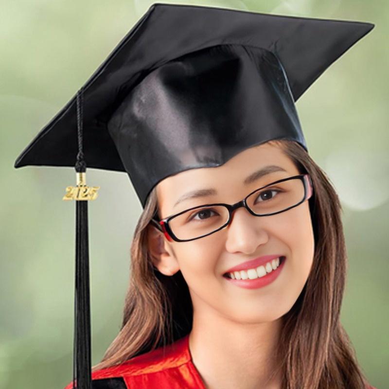 10Pcs Graduation Tassel with Date Mortarboard Tassel Fringe for Graduation Party Decorations Accesorios Graduation Hat Tassel