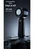 Foldable Handheld Mini Fan with Digital Display for Outdoor Cooling