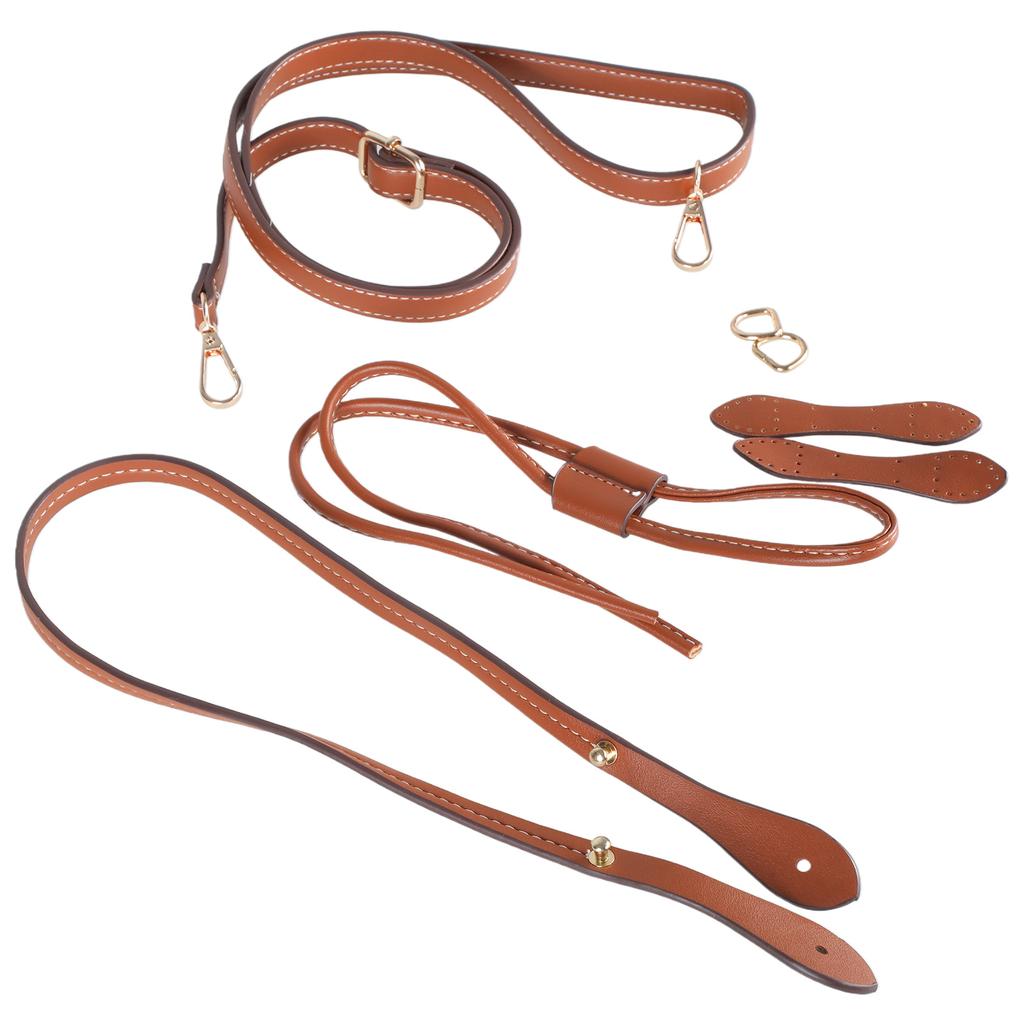 DIY Rattan Weaving Bag Essential Tools Kit Handmade PU Adjustable Strap Accessories For Beginners And Craft Lovers