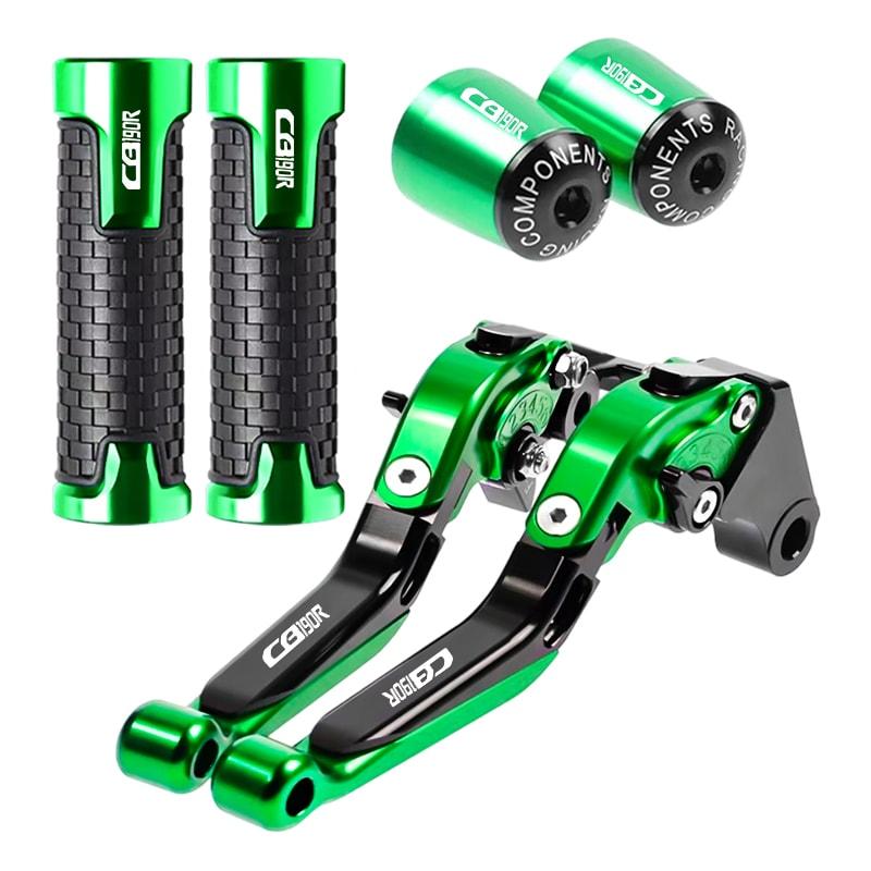 Motorcycle Brake Clutch Levers Handlebar Grips Ends CNC Aluminum For Honda CB 190R 2016 CB190R 2017