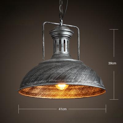 Creative Retro Simple LED American Wrought Iron Pot Chandelier Hotel Bar Restaurant Coffee Shop Decorative Lighting.