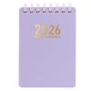 2026 Day Planner A7 Pocket Size Coil Notebook for Law Nursing Sketching Office Task Organizer for Work Study Planning
