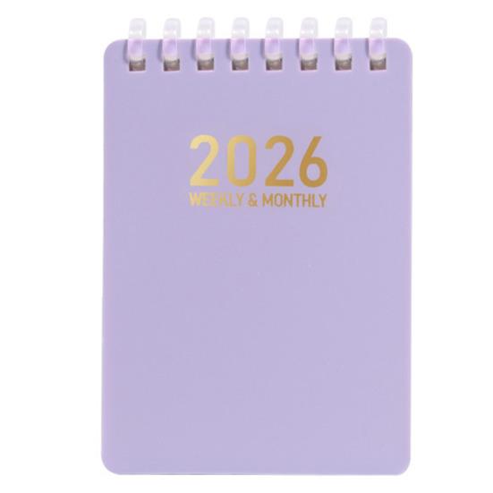 2026 Day Planner A7 Pocket Size Coil Notebook for Law Nursing Sketching Office Task Organizer for Work Study Planning