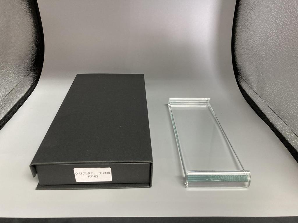 Soka Gakkai Buddhist Altar Accessories Crystal Tenmokudai [Base for Buddhist Tea Utensils (Rice and Water Container)]