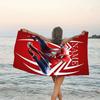 1pc Spider Man2 Beach Towel with Custom Name, Beach/Swimming/Bath/Picnic/Camping Towel, Suitable for Seaside Beaches
