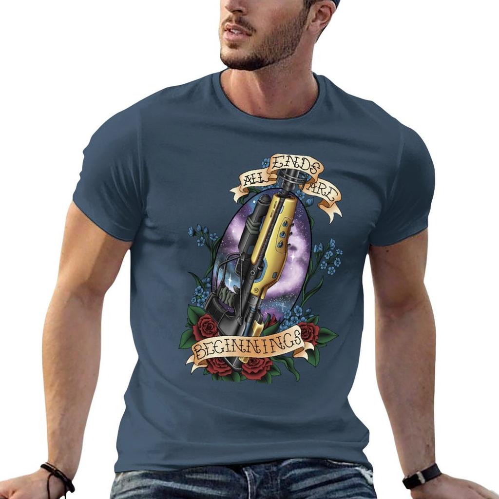 All Ends Are Beginnings Tattooinspired Design Tshirt Unisex T Shirt Cotton Unisex T Shirts Graphic Tshirt