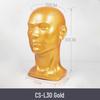 Multifunctional Display Mannequin Head for Spray Paint Hat, Bow Tie, Glasses, and Mask Props