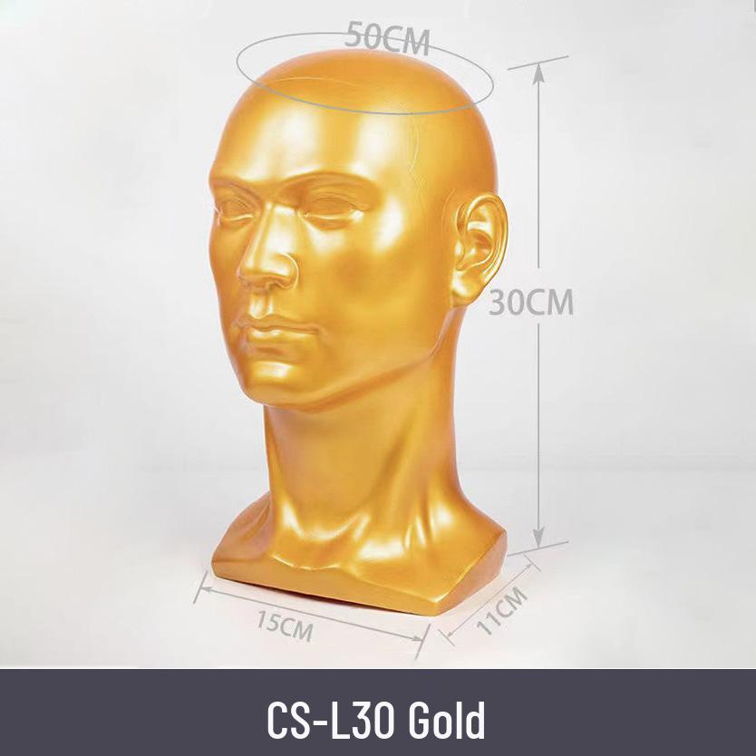 Multifunctional Display Mannequin Head for Spray Paint Hat, Bow Tie, Glasses, and Mask Props