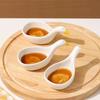 4PCS Portable Ceramic Dipping Bowls 3D Seasoning Dish Cute Sauce Dishes  Restaurant