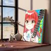 Singer B-Bocchi The Rock! Vintage Posters Sticky Whitepaper Sticker DIY Room Bar Cafe Room Wall Decor