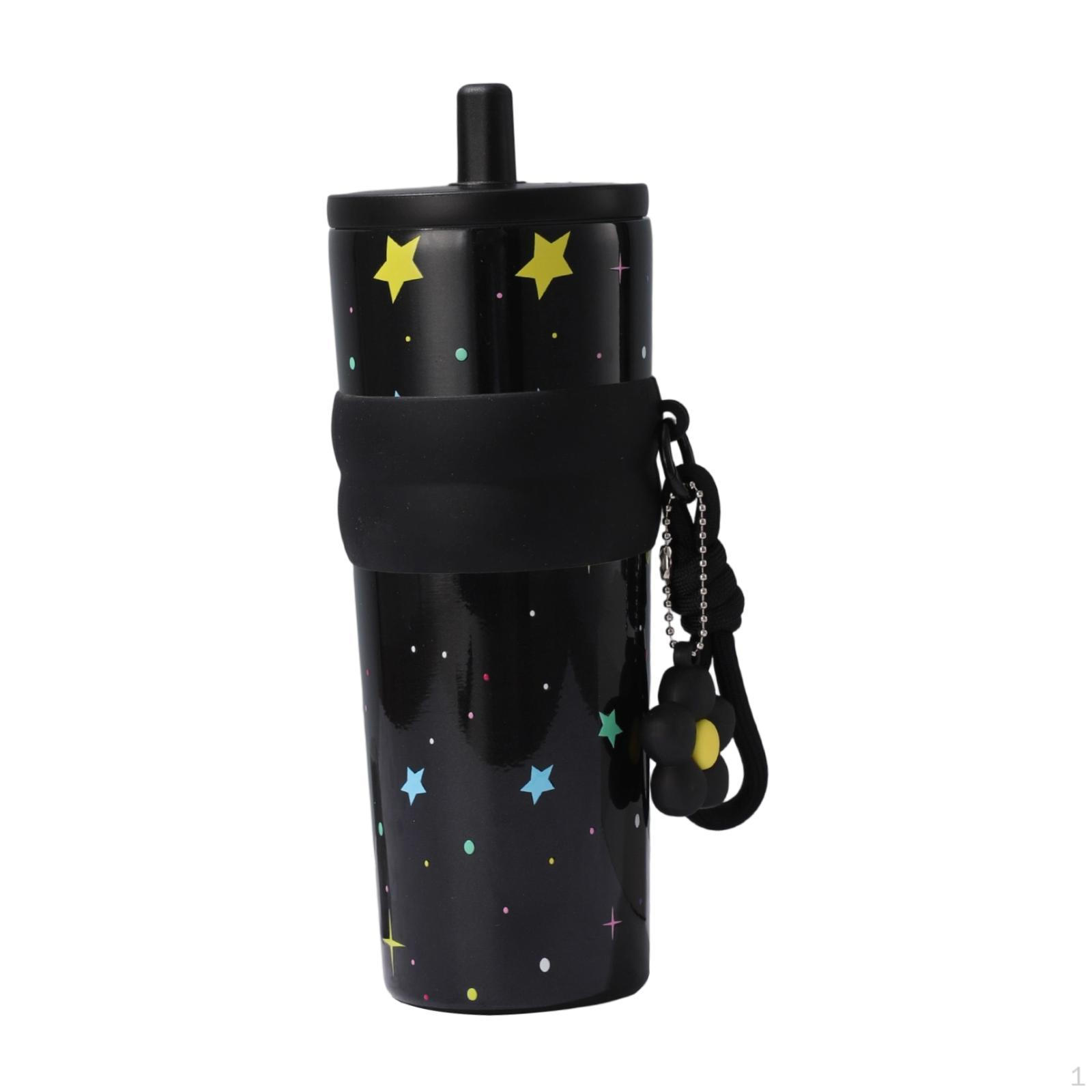 

Stainless Steel Insulated Tumbler Cup Birthday Gift Creative Travel Mug Water Bottle for Black